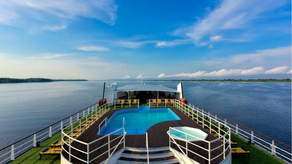 A piscina do Iberostar Heritage Grand Amazon