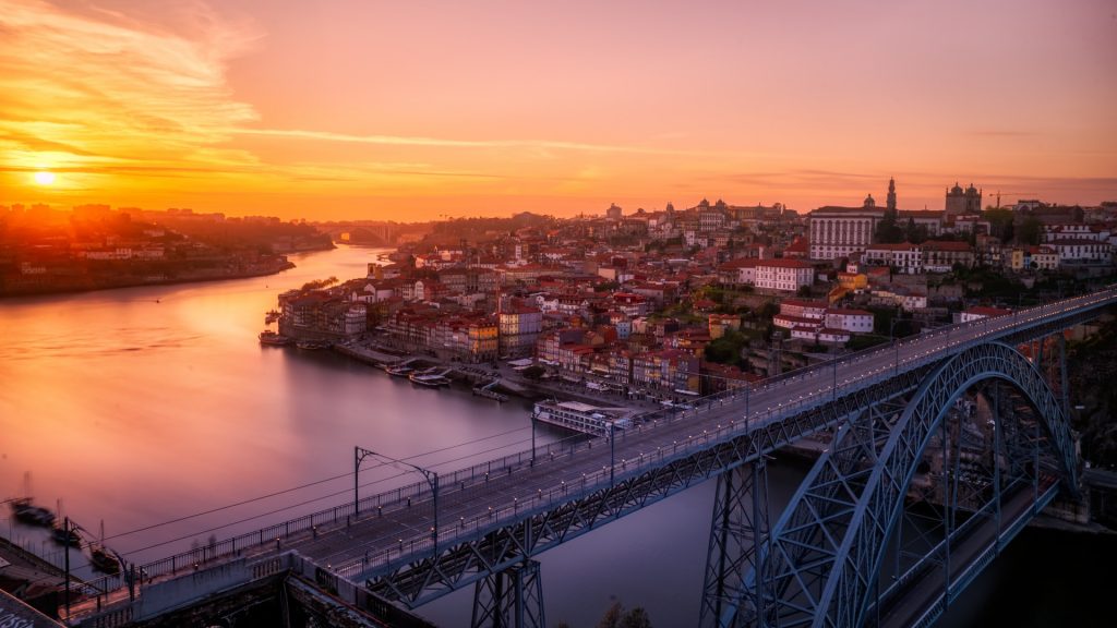 Cidade do Porto, em Portugal