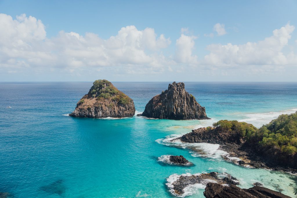 Praia da Baía dos Porcos, em Fernando de Noronha