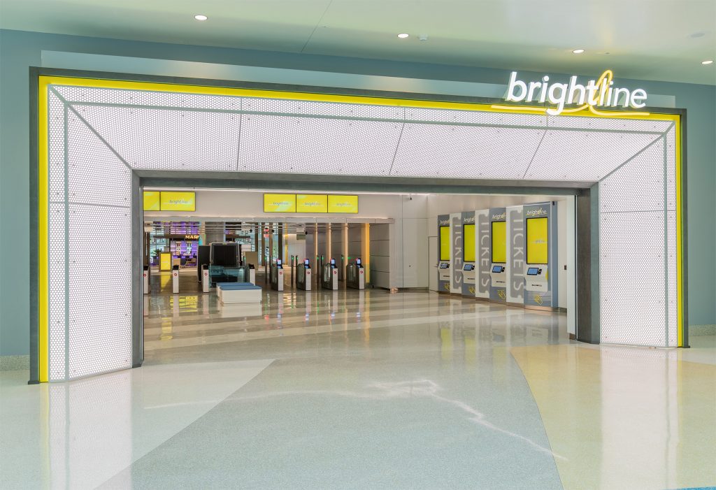 Estação do Brightline, em Orlando