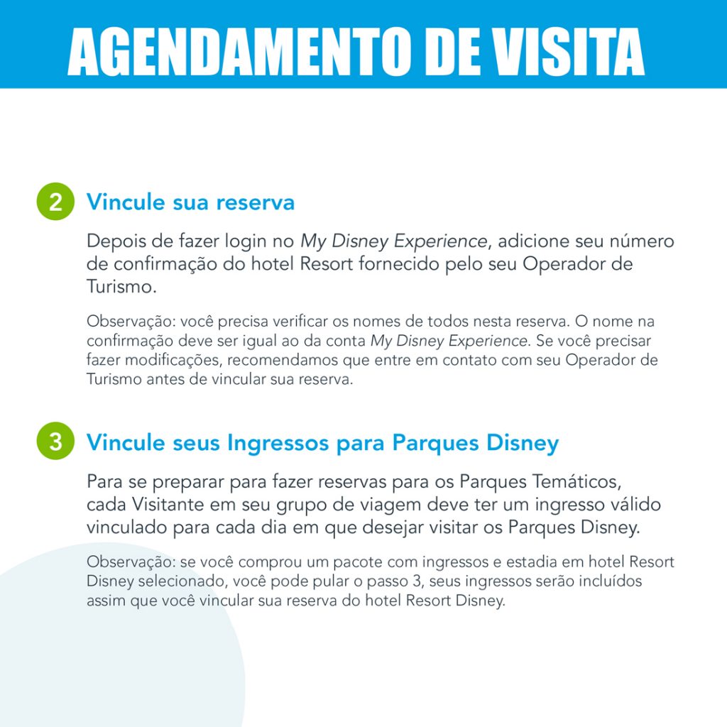 My Disney Experience: passo a passo