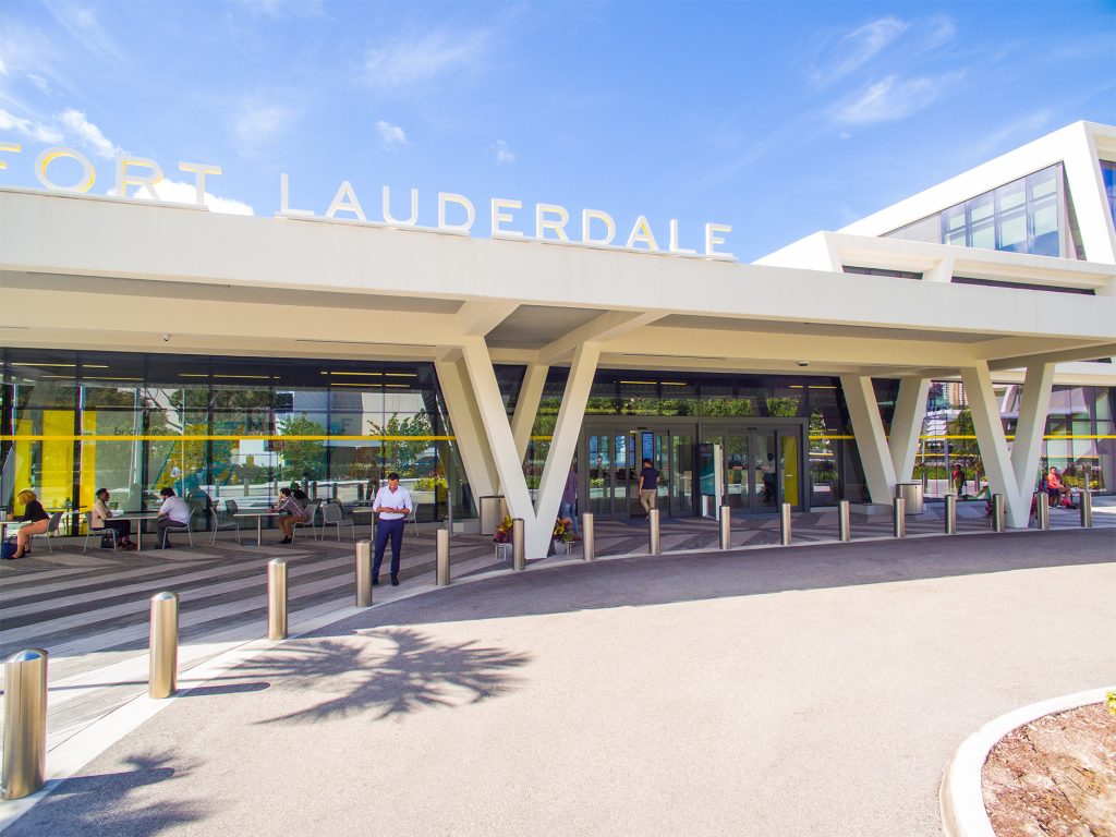 Estação do Brightline, em Fort Lauderdale