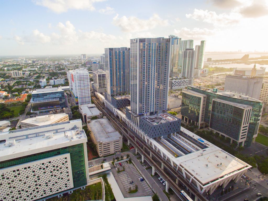 Estação do Brightline em Miami Central