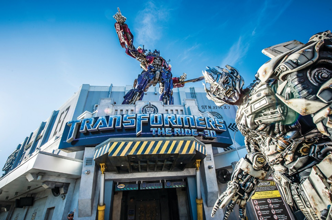 Transformers, no Universal Studios