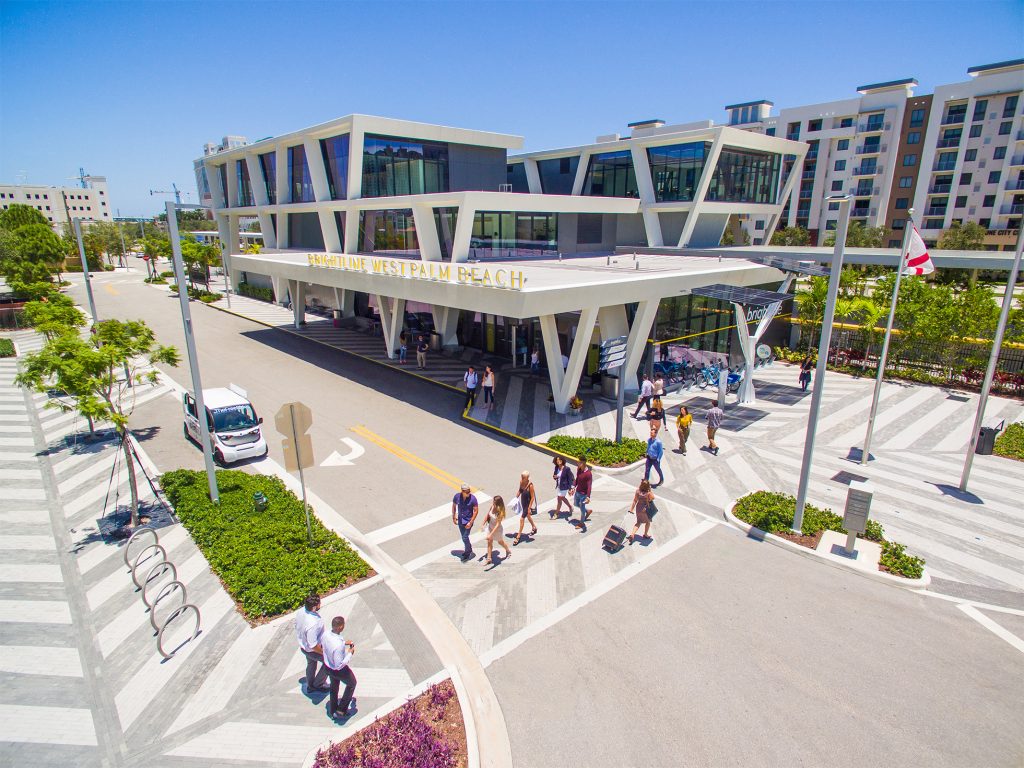 Estação do Brightline, em West Palm Beach